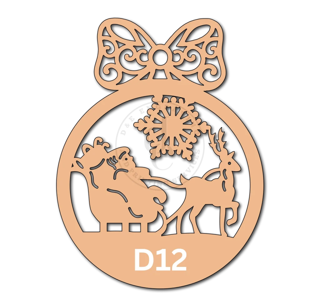 Holiday Cheer 12 ornament design